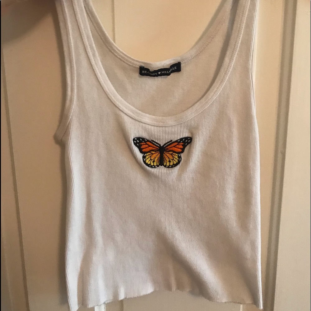 Brandy Melville Butterfly Tank Top